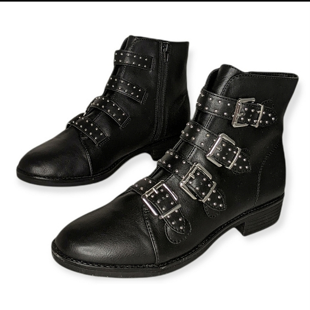 NEW |American Eagle Moto Leather Biker Boots Size 10